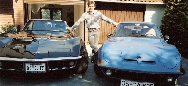 MARTINS RANCH Opel GT vs Corvette 